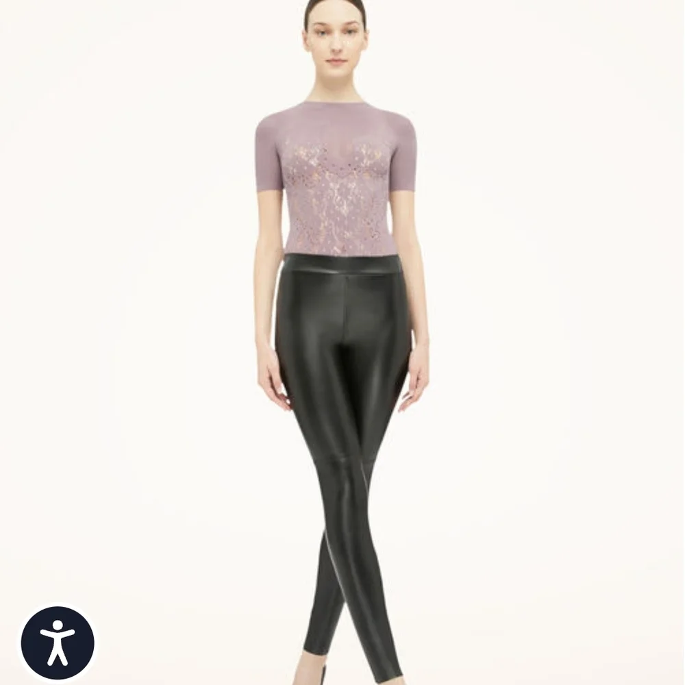 Wolford Black Estella Leggings - Picture 3 of 7